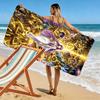 Saint Seiya Print Beach Towel, Large Soft Quick Dry Towel for Beach Camping Swimming