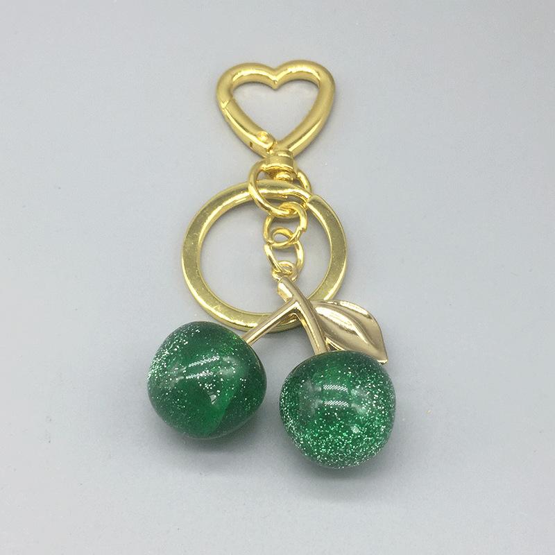 

European American Popular Cherry Bag Pendant New Love Pendant Keychains Creative Fruit Pendant Gift High Quality Alloy Accessory