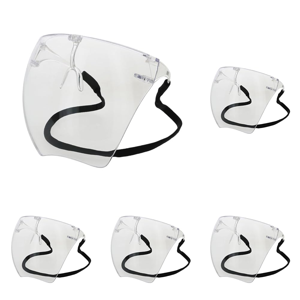 

Takagi EARTH MAN Zanmaru Grass Cutting Face Guard, Transparent, Glasses Type, One Size Fits All (5 Pieces)