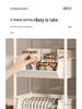 Movable Multi-layer Kitchen Storage Rack for Toys, Snacks, Fruits & Vegetables - Floor-standing and Multi-functional Shelf.