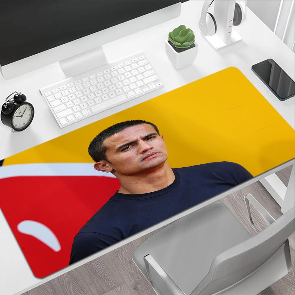 Soccer Player Victory. Gaming Mouse Pad Desk Mat Study Desk Mat Non-Slip Rubber Base Perfect Gift for Gamers