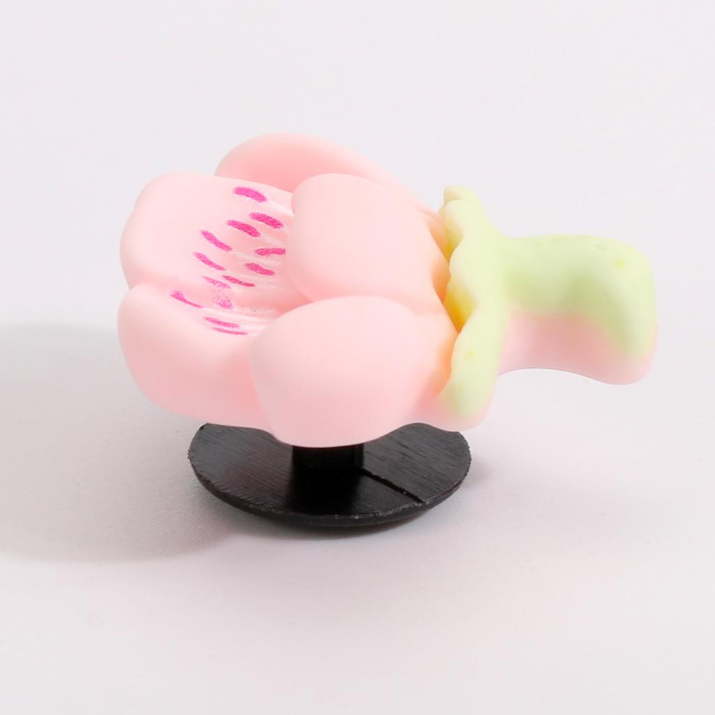 10 PCS Romantic Cherry Blossoms Shoe Charms for Crocs DIY All-match Detachable Shoes Buckle Decoration Accessories Gifts