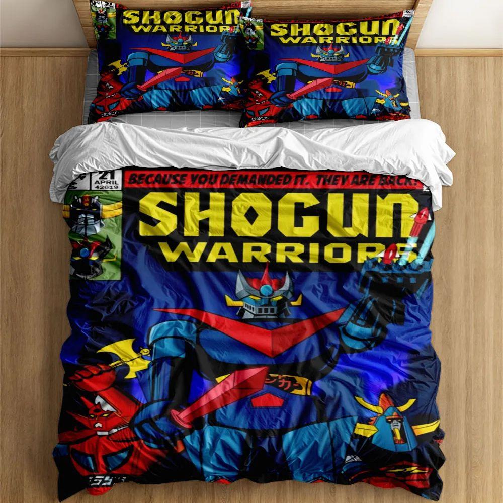 Voltes V Robo Duvet Cover Set without sheet King Queen Double Full Twin Single Size Bed Linen Set