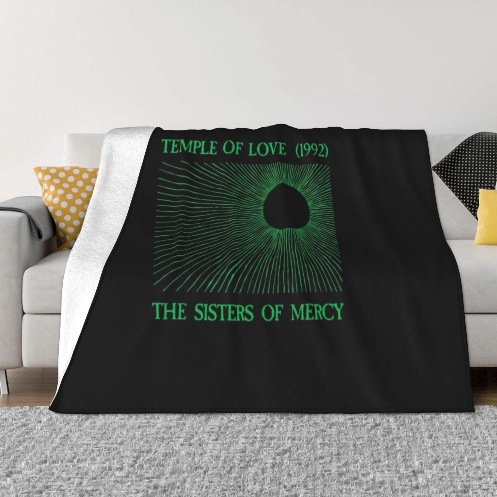 Temple Of Love The Sisters Of Mercy Fashion Soft Warm Flannel Blanket Temple Love Sisters Mercy 30x40in