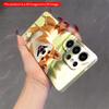 2DFlat Samsung phone case Happy Shiba Inu Running on Golf Course Applicable to Galaxy S22 S23 S24 S25ULTRA S26 A12 A13 A14 A15 A16