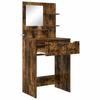 Bedroom Vanity Tables Smoked Oak 80 x 39.6 x 135 cm