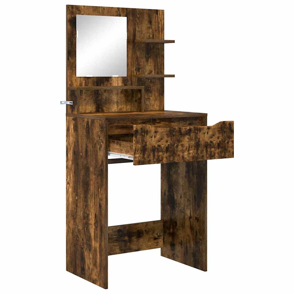 Bedroom Vanity Tables Smoked Oak 80 x 39.6 x 135 cm
