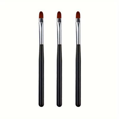 1 szt. Długopis z Okrągłą Główką, Pędzelek do Żelu do Przedłużania Paznokci do Samodzielnej Manicure, Narzędzie do Pokrywania Akrylem, Bezzapachowy, Akcesorium do Zdobienia Paznokci, Pędzelek do Zdobienia Paznokci