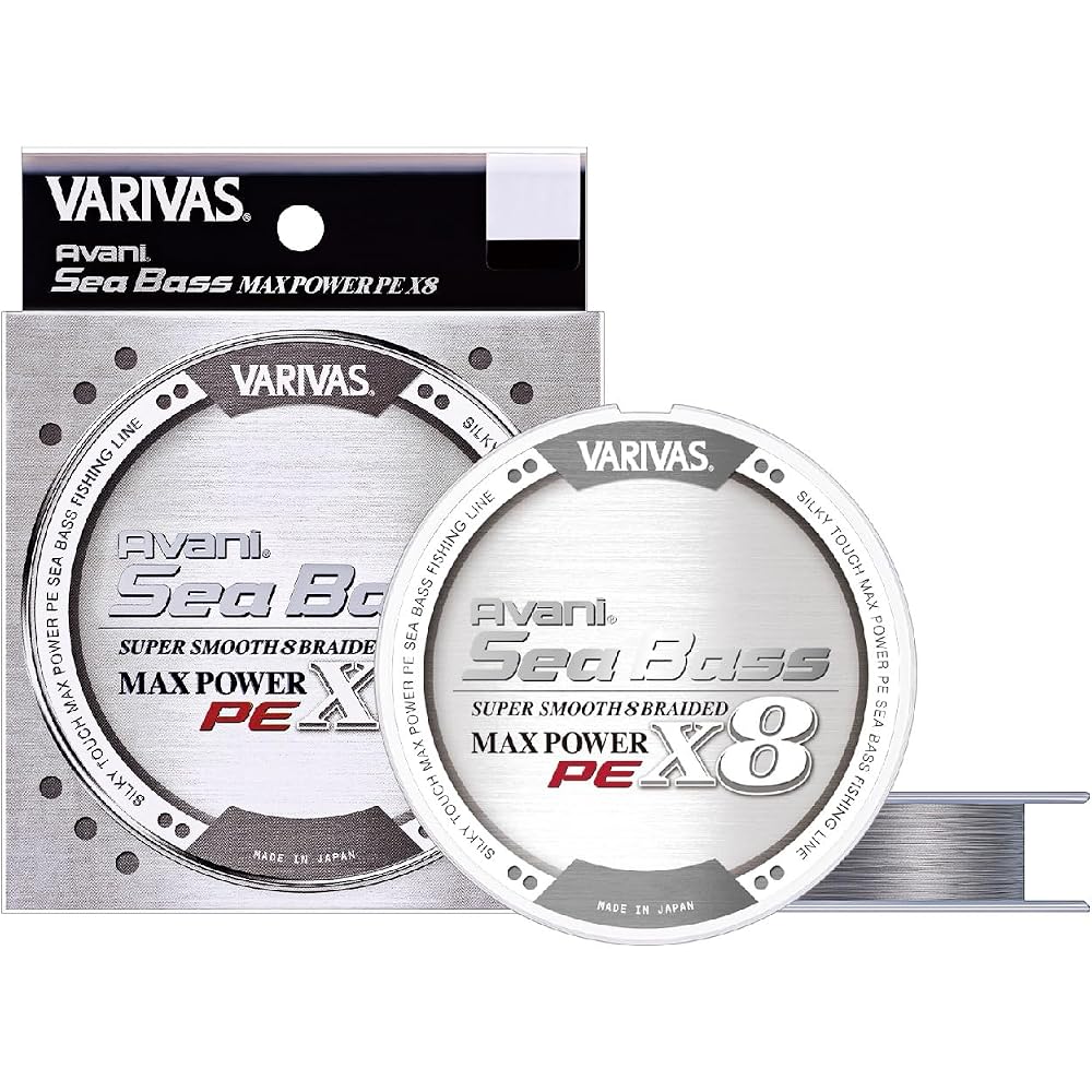 Varivas Abani Seabass PE Max Power X8 150m 0.8mm 13.7lb Stealth Gray Fishing Line