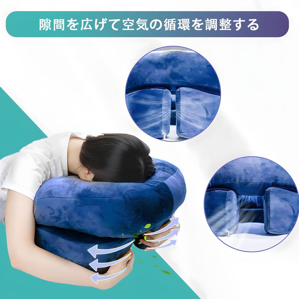 Almohada Boca Abajo para Dormir Después de BBL o Recuperación de Cirugía Ocular, Vitrectomía o Cirugía de Retina, Almohada para Dormir Boca Abajo, Almohada Boca Abajo para Ojo