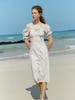 Lenina Melania Puff Sleeve Dress_Lavender