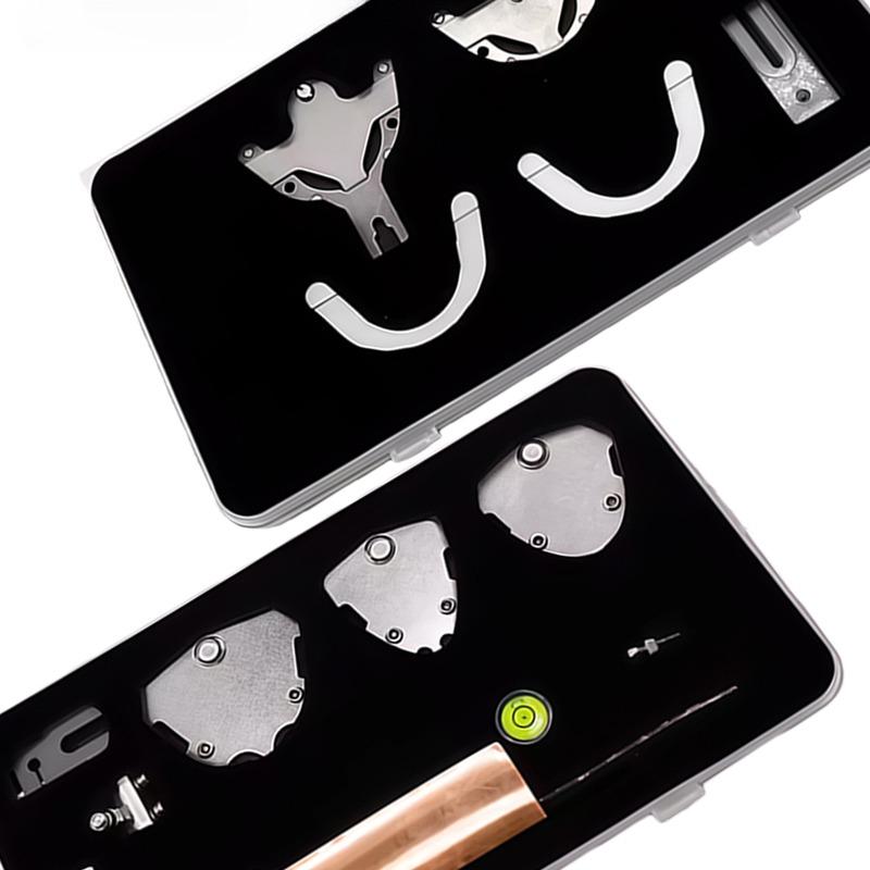 1Set Fully Adjustable Dental Jaw Mount Anatomical Occlusal Mount Dental Technician Facebow Tooth Arrangement Guide Transfer