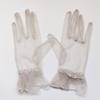 Stylish Short Gloves Full Finger Gloves Wrist Length Short Gloves Tulle Gloves Party Gloves for Prom Party Tea Parties