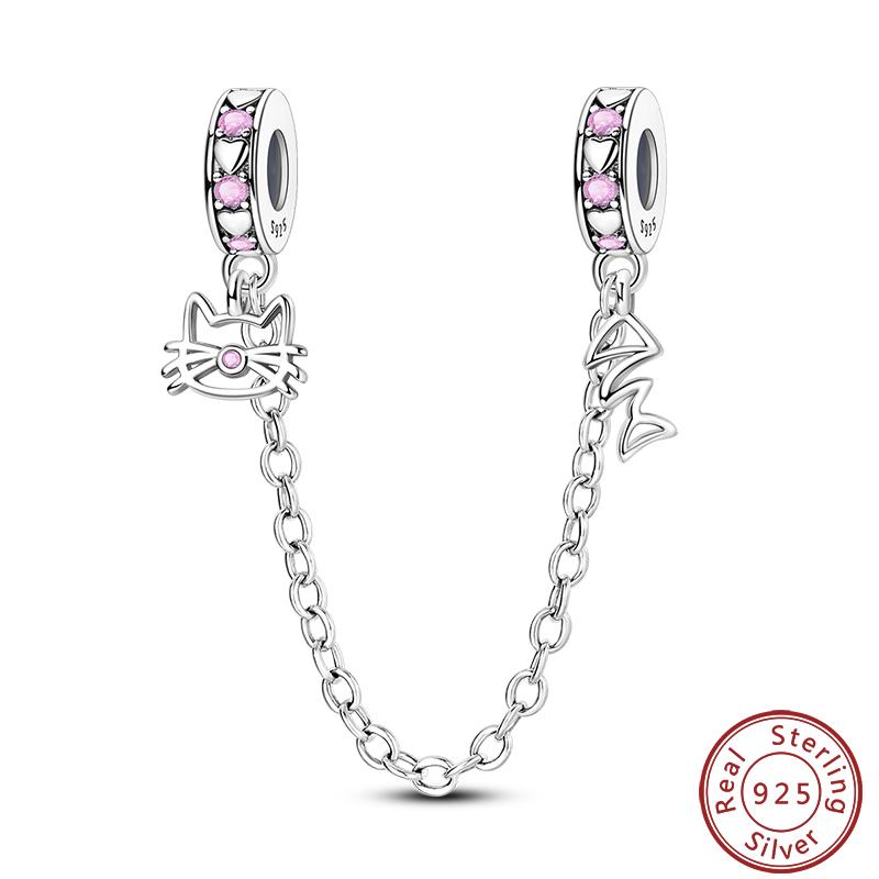 

Sell 925 Silver Festival Animal Plant Travel Fashion Design Chain Charms Beads 3mm DIY Fine Jewelry Making