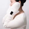1pair Women Heated Gloves Rechargeable Hand Mittens Outdoor Activity Gloves for Outdoor Climbing