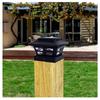 Solar Post Lantern With Led Light For Garden Pathway Outdoor Yard Decor