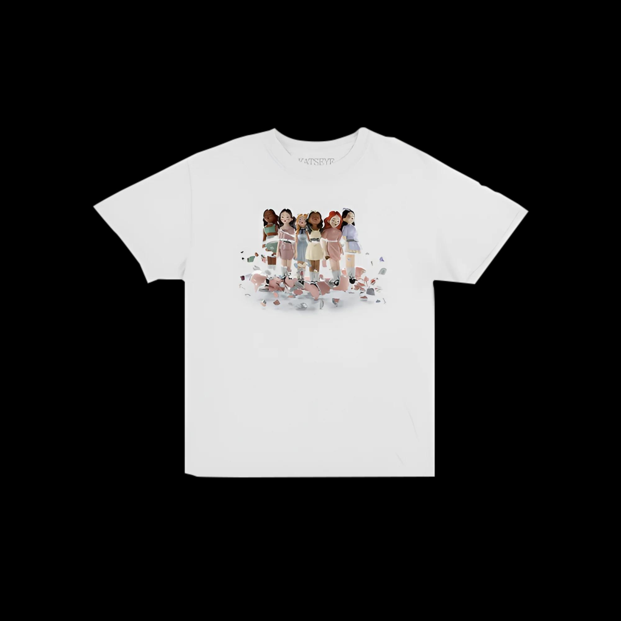 Womens Megan Katseye Gnarly T Shirt Soft Is Strong Album Pure Clothes Short Sleeve Round Collar Tee Shirt TShirts Summer Tees L