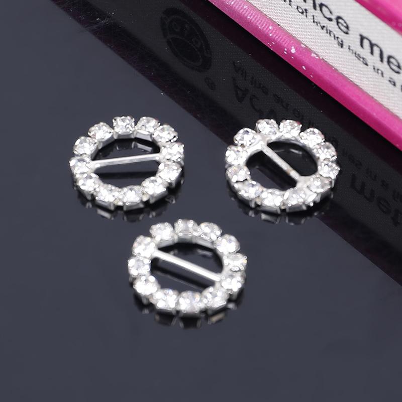 

Engood 100pcs Buckles Rhinestone Buttons Vintage Sewing Trim & Embellishments for Wedding Decoration and DIY Hair Accessories