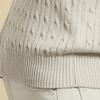 Bcbg Cable Knit Hood Zip Up B6s2k108