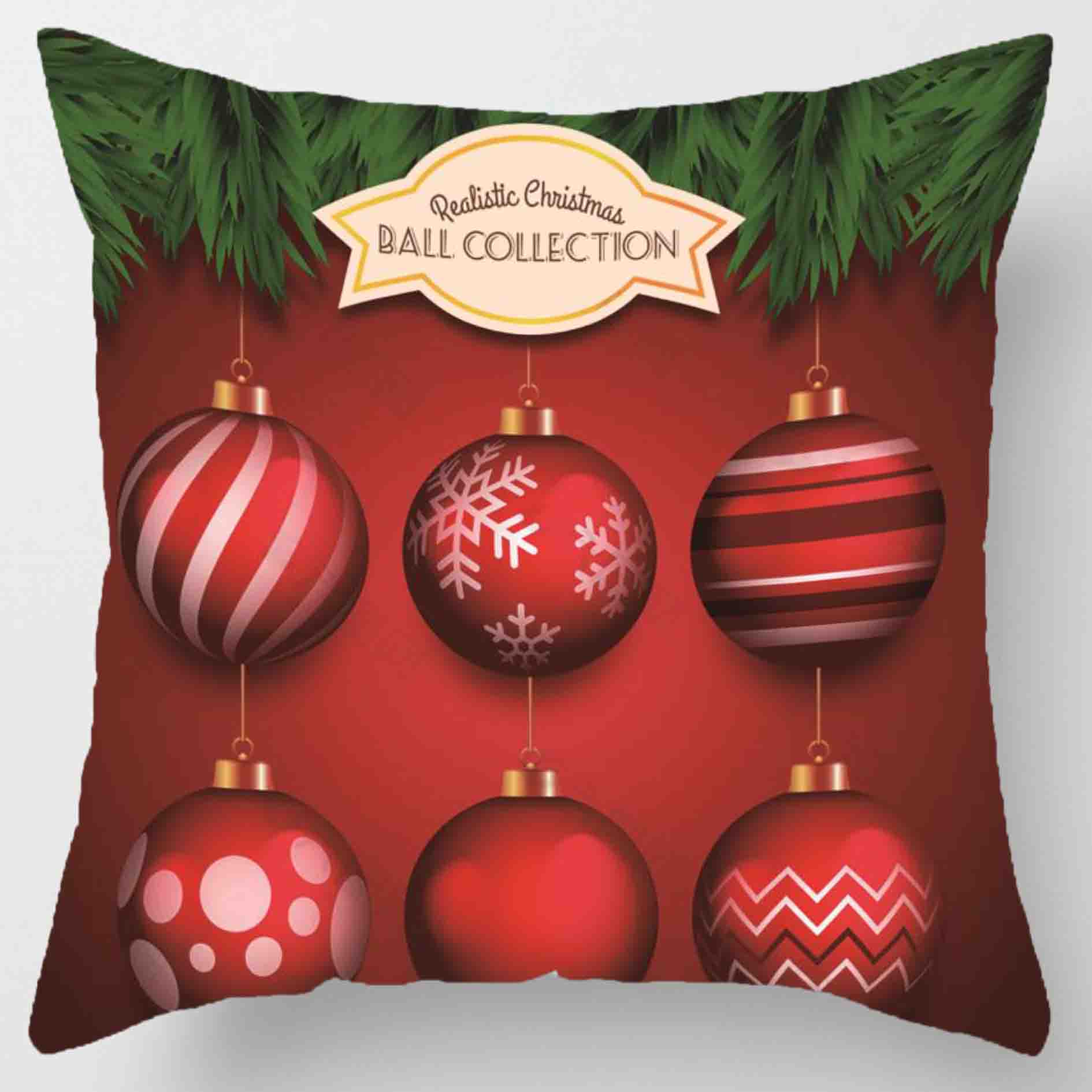 

Christmas cushion set 45* 45cm pillowcase Christmas ornaments suitable for home Navidad Noel Christmas gifts Christmas ornaments 45x45cm