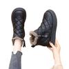 New 2025 winter cotton boots women's fleece thickened Northeast outdoor snow boots waterproof and non-slip soft sole warm boots