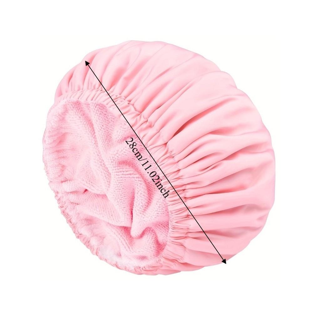 Reusable Anti Slip Shower Caps Washable Hair Drying Bonnet Elastic Band Bath Hair Hat Spa Salon