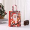 StoBag Christmas Paper Gift Bags for Kids Party Children's Package Candy Toys New Year's Supplies 12/30pcs