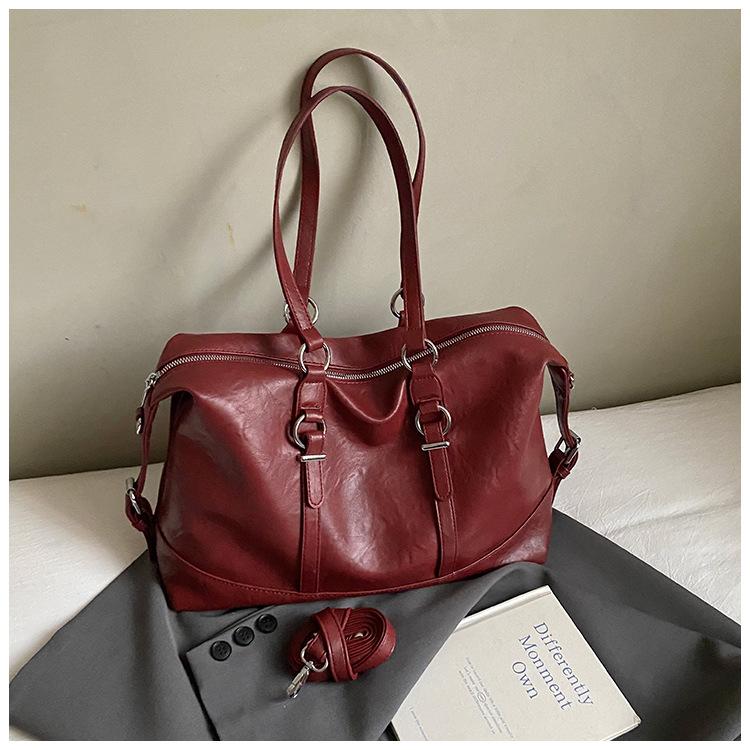 Retro Damen Tragetasche Herbst neu Großraumtasche Damen Schultertasche Umhängetasche Handtasche