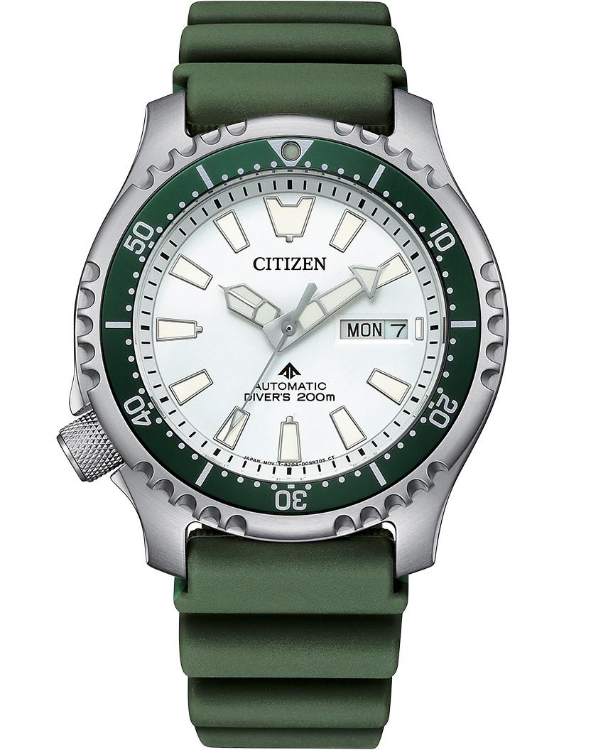 

CITIZEN Promaster 200M Diver Автоматические часы с 40-часовым запасом хода NY0168-64A С дополнительным ремешком Free белый