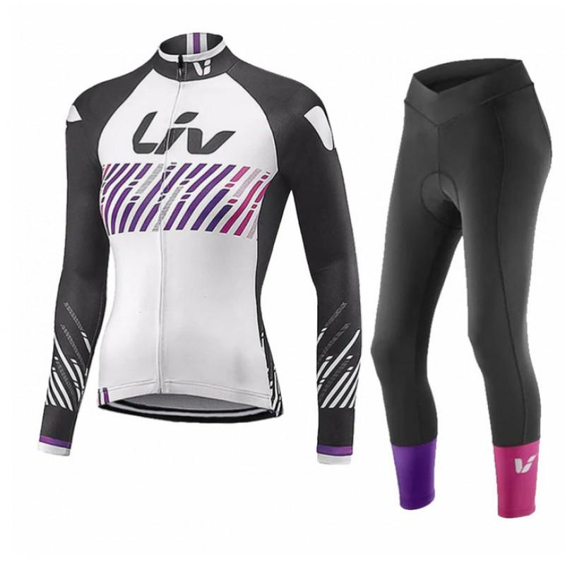 Maglia da Ciclismo Unisex a Manica Lunga Leggera Traspirante Abbigliamento per Mountain Bike e Bici da Strada