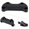 Black Top Cover 3.5 Inch Handlebar Risers Clamp For  Dyna Softail Sportster XL