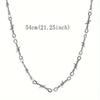 Punk Statement Necklace - Funky Twisted Spiked Thorns & Barbed Wire Chain Men's Woman