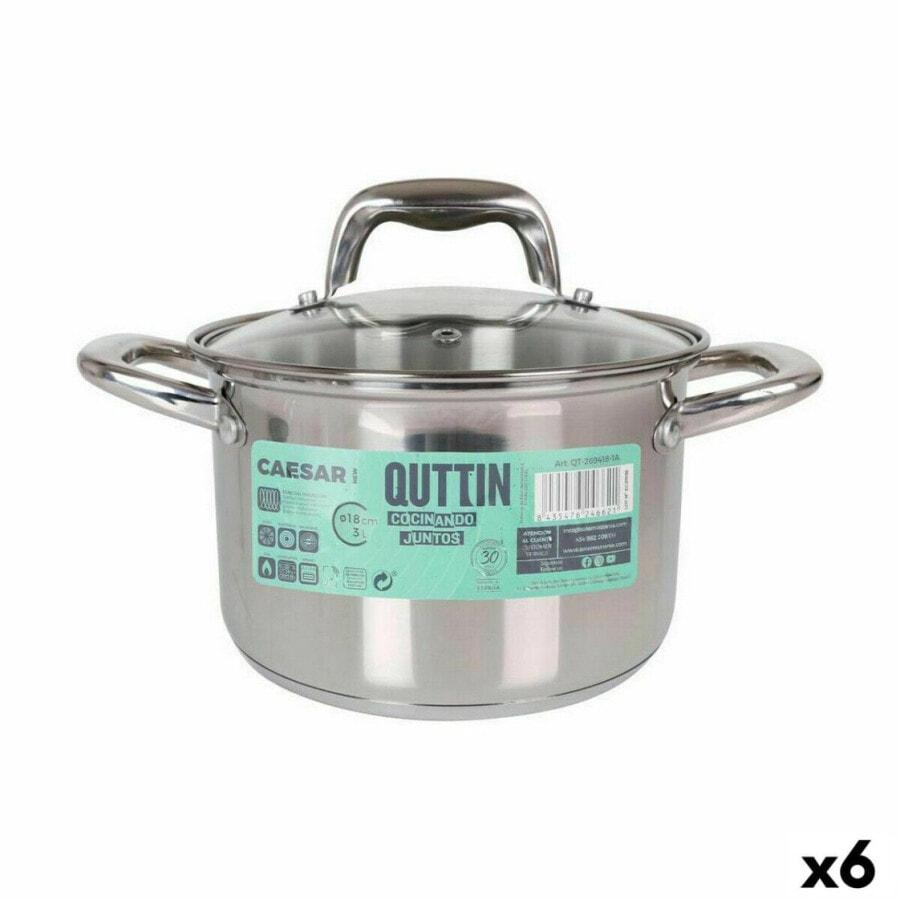 

Quttin Кастрюля Caesar 6шт 18см
