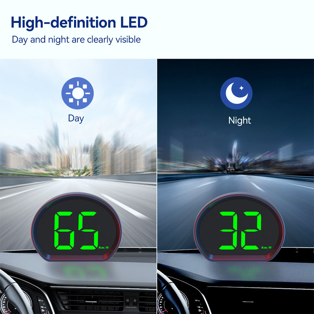 Car GPS Speedometer HUD Head-up Display Digital Speed Meter with KMH MPH Dispaly Plug and Play For Truck Auto Part Accessories
