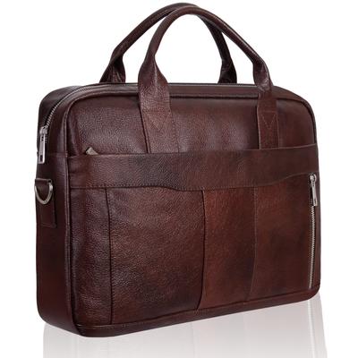 Men's Leather Bag Tizano Tm02 Chocolate