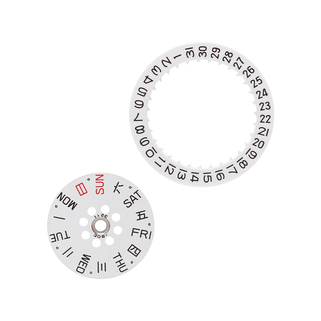 8200 Watch Movement Week Calendar Dial Set Spare Parts Watch Repairing Accessory