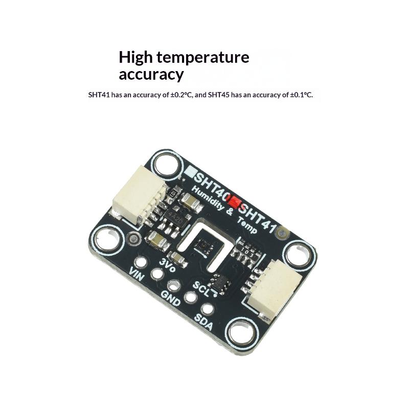 SHT45 Temperatur- und Feuchtigkeitssensor-Modul mit schneller Reaktion und STEMMAQT-Anschluss für Smart Home Luftqualitätsmonitor
