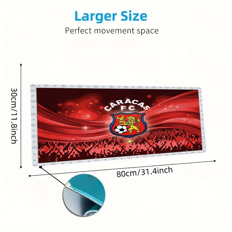 Caracas FC Color Mouse Pad Large Gaming Table Cushion Non-slip Laptop Tablet Big Mousepad XXL Mat Mini PC Playmat With Lock Edge