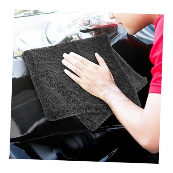 Highly Absorbent Car Wash Towel with Double-sided Polyester Design Car Cleaning Cloth Ideal for Cleaning Furniture and Glass Quick-drying Rag That