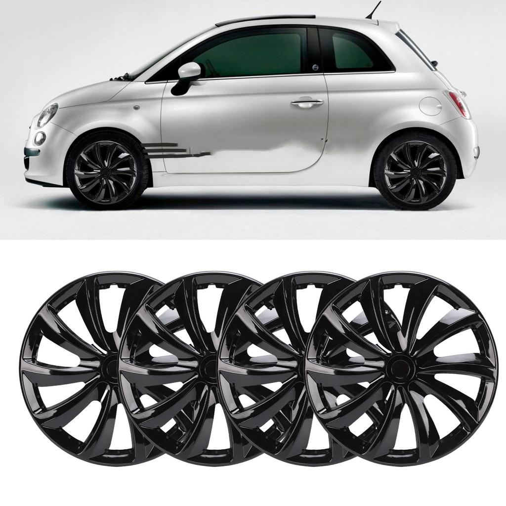 4 Pcs 16 Inch Hub  Anti Scratch   Stylish Look   Fit R16 Wheel   Cover for Most Cars Truck SUV