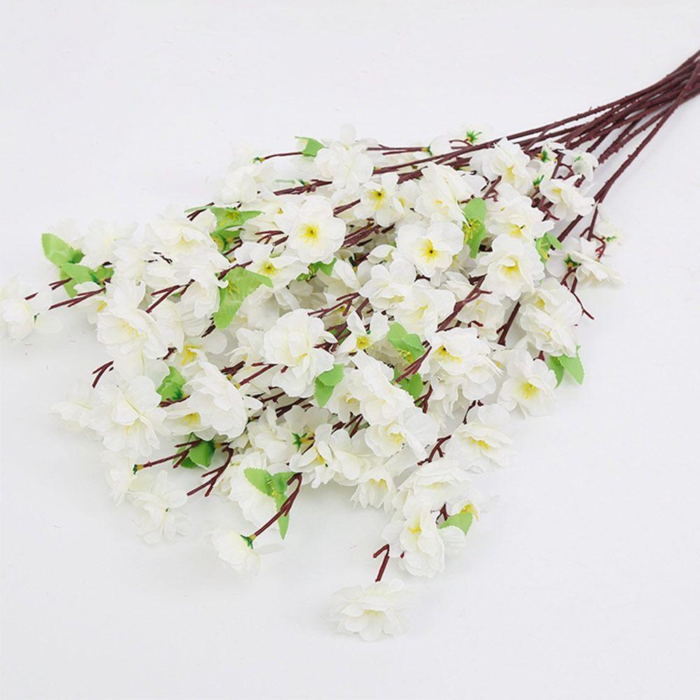 65cm Artificial Cherry Blossom Branches DIY Simulation Peach Blossom Home Dining Room