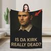 Charlie Kirk R.I.P Blankets Brainrot Meme Flannel Awesome Warm Throw Blankets for Home Restaurant Decoration