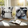Sänger Tdf Kultur Album Zweiseitig Bedruckte Kissenhülle Kurzer Plüsch Geeignet für Wohnzimmer Schlafzimmer Sofas Dekokissenbezug