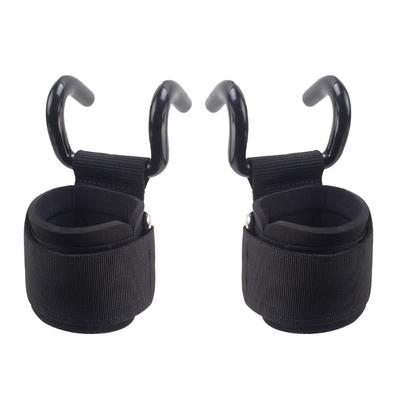 Weight Lifting Hook Strap Padded Wrist Wrap Support Grip Powerlifting Wrist Wrap Pull Up Exercise Fitness Hook Strap