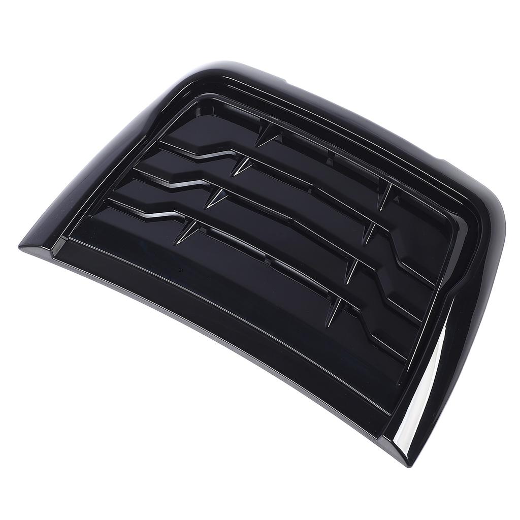 Bonnet Air Intake Vent Scoop Cover Glossy Black Hood Air Intake Trim Cover Improve Heat Dissipation
