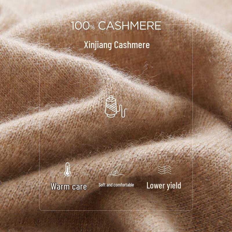 Kemengboka Women's Hooded Colorblock Cashmere Sweater