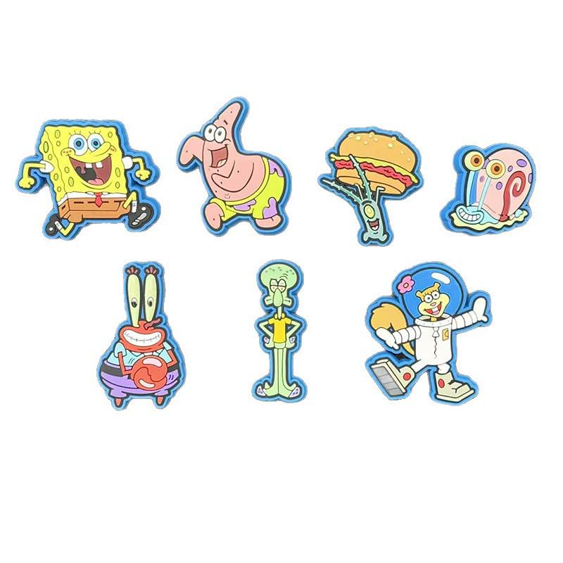 SpongeBob Style PVC Flower Buckle Shoe Decorations