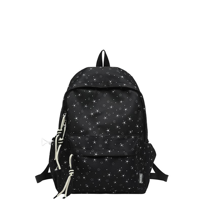 Schoolbag Cute Schoolbag Female Junior High School Mori Backpack Niche High Value Fresh Ins Printing Light Sweet Wind Backpack