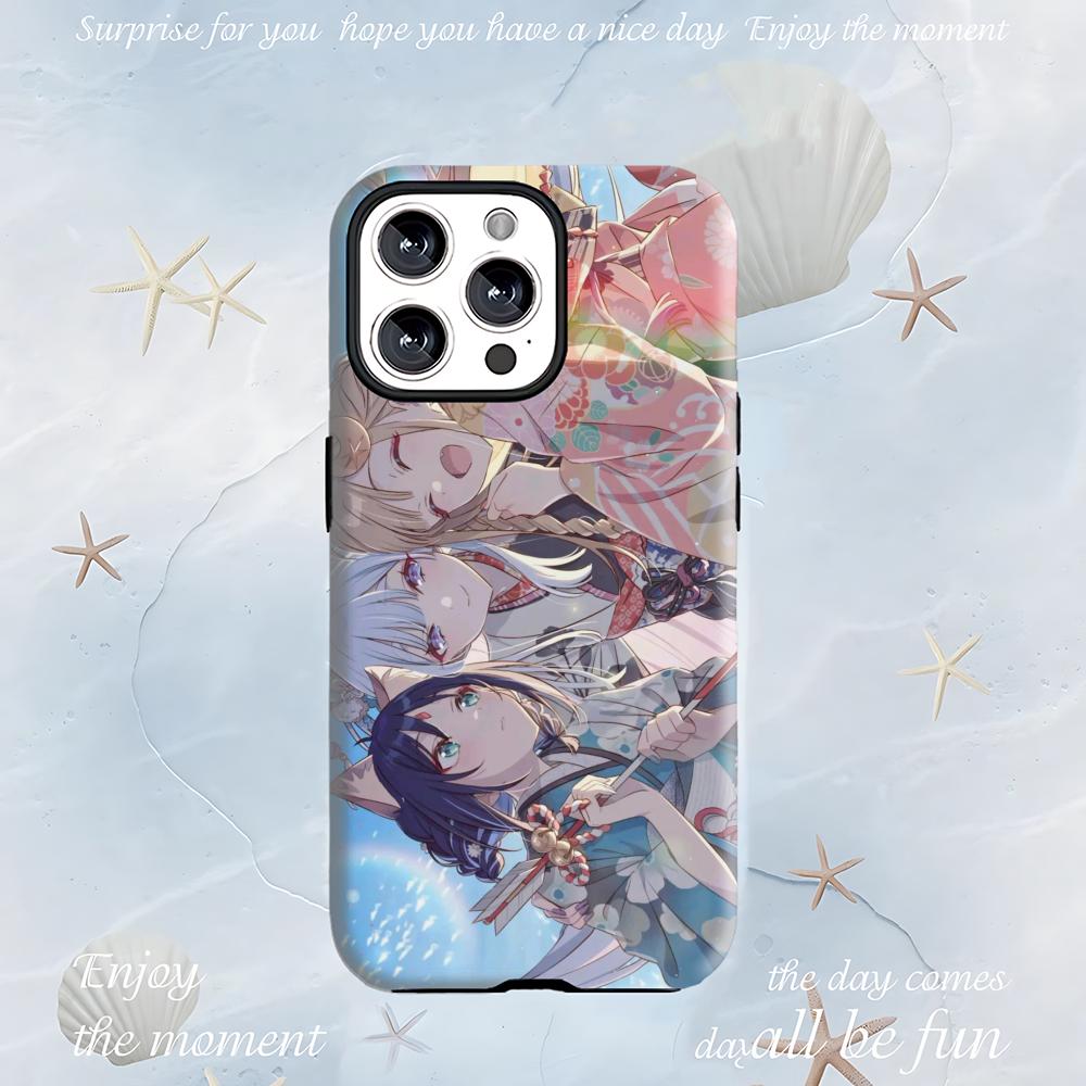 Cosmic Princess Kaguya Anime Phone Case 2-in-1 Glossy shell For iPhone 17 16 e 15 14 13 12 11 Pro Max Plus mini XS