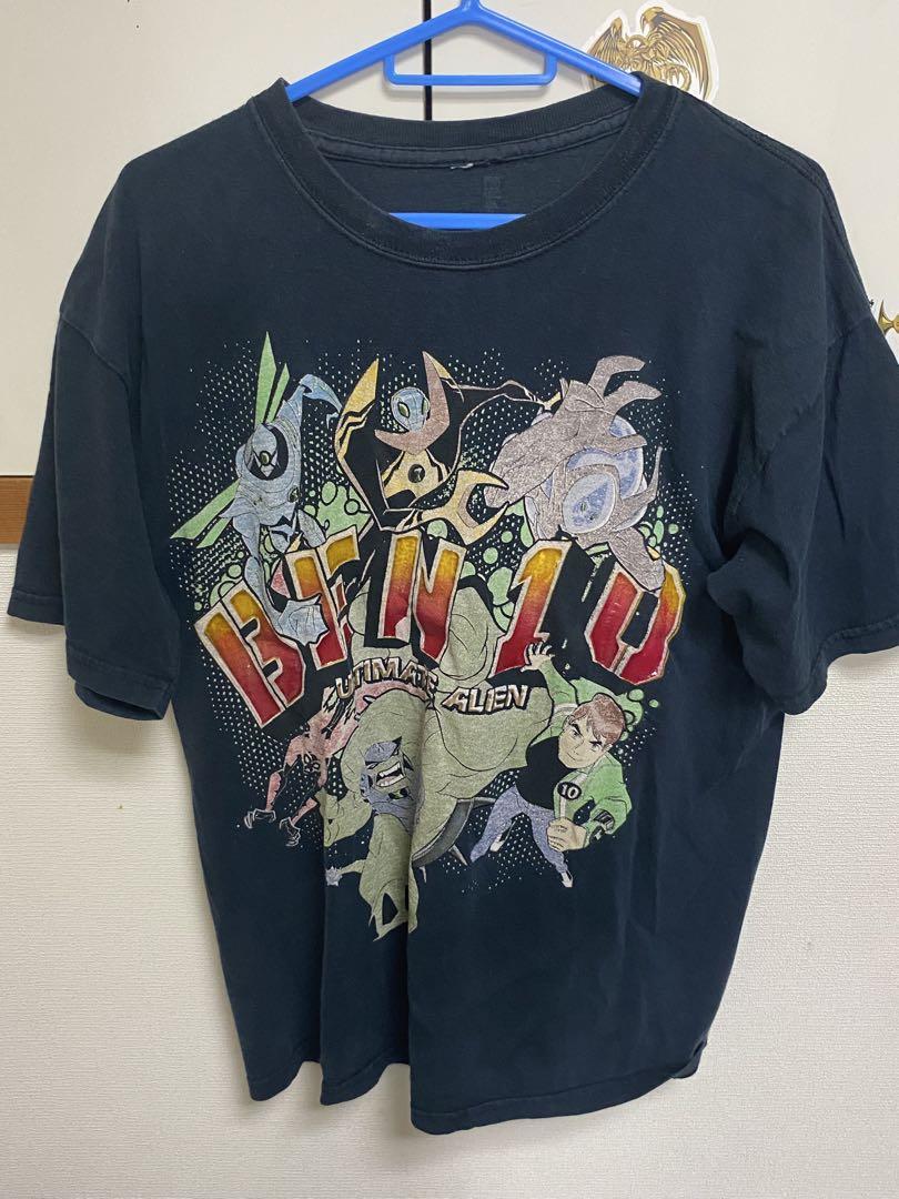 

[Б/У] Футболка Ben 10 00-х годов черная аниме винтаж
